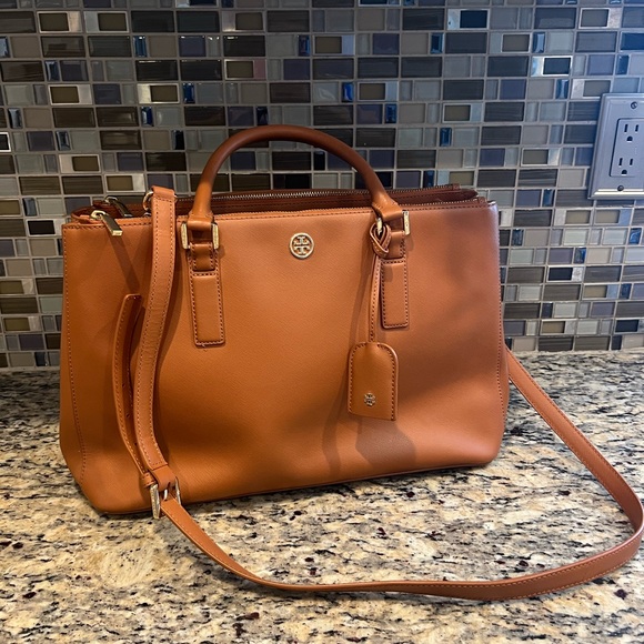 Tory Burch Robinson Double Zip Tote
